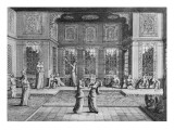 Women Dancing in the Harem reproduction procédé giclée par William Hogarth