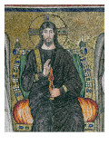 Christ Enthroned with the Angels Giclee-trykk av Byzantine School Christ Enthroned with the Angels Giclee-trykk av Byzantine School