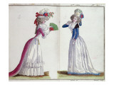 Fashion Plate, 1789 Wydruk giclee autor Jean Florent Defraine