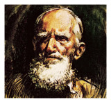 George Bernard Shaw reproduction procédé giclée par English School 