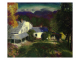 A Mountain Farm, 1920 Giclée-Druck von George Wesley Bellows