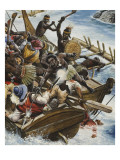 Massacre at Murderer's Bay Giclee Print by Oliver Frey