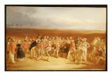 The Golfers: a Grand Match Giclee Print by Charles Lee