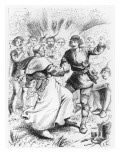 Robin Hood and the Bishop Giclee Print by English School 