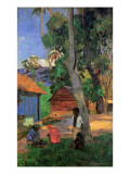 Huts in Martinique, 1887 Giclee Print by Paul Gauguin