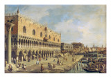 The Riva Degli Schiavoni, Venice reproduction procédé giclée par Canaletto 