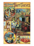 Ali Baba and the Forty Thieves Giclee Print by English School 