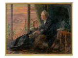 Evening Tales, 1866 Giclee Print by George Elgar Hicks