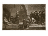 Cranmer at Traitors' Gate Giclee Print by Frederick Goodall
