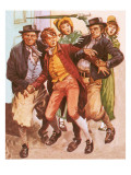 Press Gang at Work Giclee Print by Peter Jackson