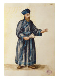 Venetian Missionary in China Giclee Print by Jan van Grevenbroeck