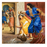 Samson's Great Strength reproduction procédé giclée par Clive Uptton