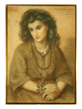 Calliope Coronio, 1869 reproduction procédé giclée par Dante Gabriel Rossetti