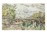 The Pont Neuf, Paris, 1927 Giclée-Druck von Paul Signac