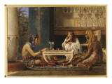 Egyptian Chess Players, 1868 Giclee Print by Sir Lawrence Alma-Tadema