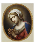 The Virgin Annunciate reproduction procédé giclée par Carlo Dolci