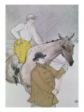 The Jockey Led to the Start Reproduction procédé giclée par Henri de Toulouse-Lautrec