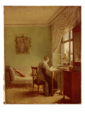 Woman Embroidering, 1812 Giclee Print by Georg Friedrich Kersting