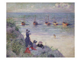 On the Dunes, Heyst reproduction procédé giclée par Théo van Rysselberghe