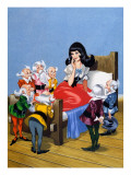 Snow-White and the Seven Dwarfs Giclee Print by Ron Embleton