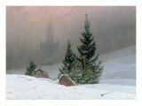 Winter Landscape, C.1811 reproduction procédé giclée par Caspar David Friedrich