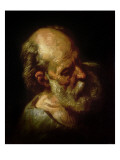 Portrait of an Old Man Giclee Print by Theodore Gericault