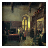 Rent Day at Haddon Hall Giclee Print by John Callcott Horsley