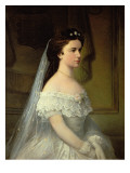 Elizabeth of Bavaria Giclee Print by Austrian School 