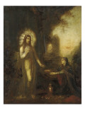 Christ and Mary Magdalene reproduction procédé giclée par Moreau 