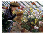 Chrysanthemums, 1890 reproduction procédé giclée par Charles Courtney Curran