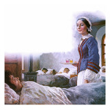 Florence Nightingale Giclee Print by Clive Uptton