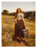 The Farmer's Daughter reproduction procédé giclée par John Everett Millais