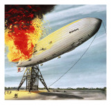 The Hindenburg Disaster Giclee Print by John Keay