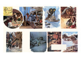 The Overland Stage reproduction procédé giclée par Peter Jackson