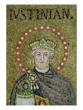 The Face of Justinian Giclee-trykk av Byzantine School The Face of Justinian Giclee-trykk av Byzantine School