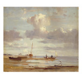 The Elbe at Blankenesee Reproduction procédé giclée par Adolf Vollmer