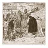 Collecting Dane-Gelt Reproduction procédé giclée par Edouard Zier