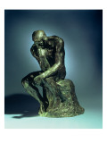 The Thinker, C.1881 Giclée-Druck von Auguste Rodin