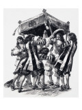 Coronation of Charles Ii reproduction procédé giclée par C.l. Doughty