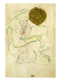 Seated Nude Woman, 1914 Giclee-vedos tekijänä Schiele Seated Nude Woman, 1914 Giclee-vedos tekijänä Schiele