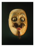 Comical Mask, Noh Theatre Impressão giclée por Japanese School