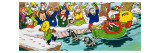 Mr Toad on a Sleigh at Christmas reproduction procédé giclée par English School 
