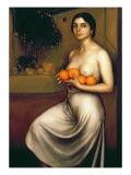 Oranges et citrons Reproduction procédé giclée par Julio Romero de Torres