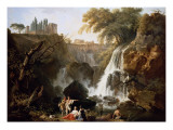 The Cascade at Tivoli Giclee Print by Claude-Joseph Vernet