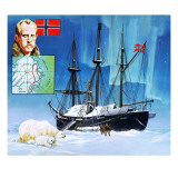 Fridtjof Nansen and the Fram Giclee Print by Mcbride 