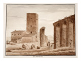 Torre Di Mezza Via, 1833 Giclee Print by Agostino Tofanelli