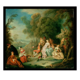 A Fete Champetre Giclee Print by Jean-Baptiste Pater