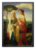 Judith and Her Attendant reproduction procédé giclée par Simeon Solomon