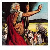 Moses in the Wilderness reproduction procédé giclée par McConnell 