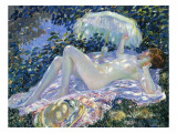 Sunbathing, C.1913 Giclee Print by Frederick Carl Frieseke